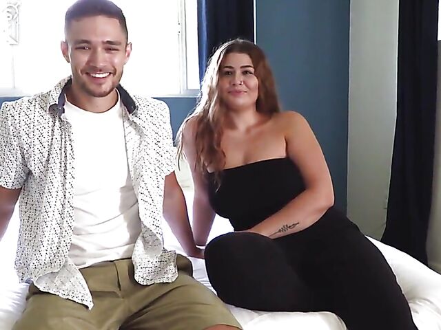 Juicy Angelina.Colon with big natural boobs gets nailed by hot guy Ricky Owen