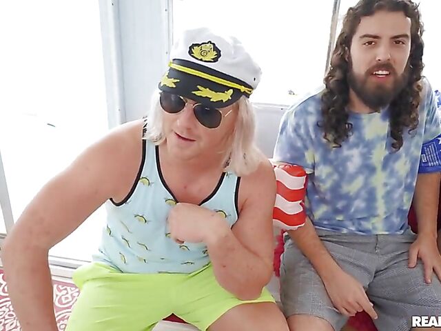 Bikini anal on the boat with Tiffany Watson and blowjob from Kali Roses