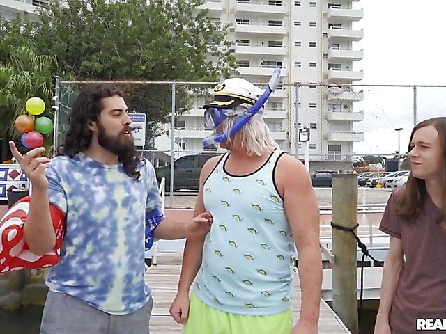 Bikini anal on the boat with Tiffany Watson and blowjob from Kali Roses