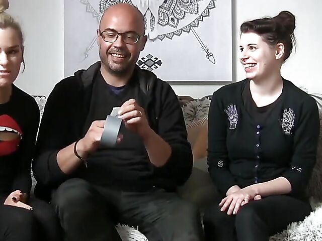 Non nude tape bondage with two pretty girls