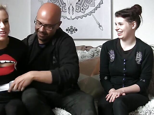 Non nude tape bondage with two pretty girls