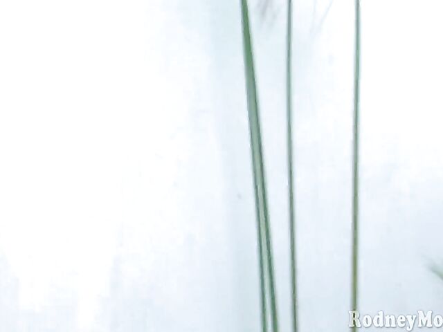 Young April ONeil fucks Rodney Moore and gets cum on glasses