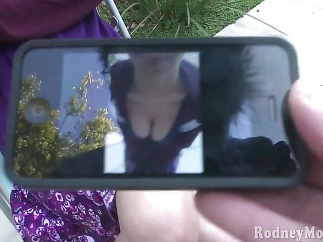 Young April ONeil fucks Rodney Moore and gets cum on glasses