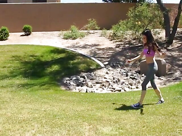 FTV Girls - Flexible skinny brunette solo with Amber's toys