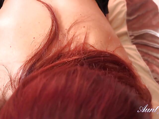 Mature redhead Auntie Beau seducing you POV