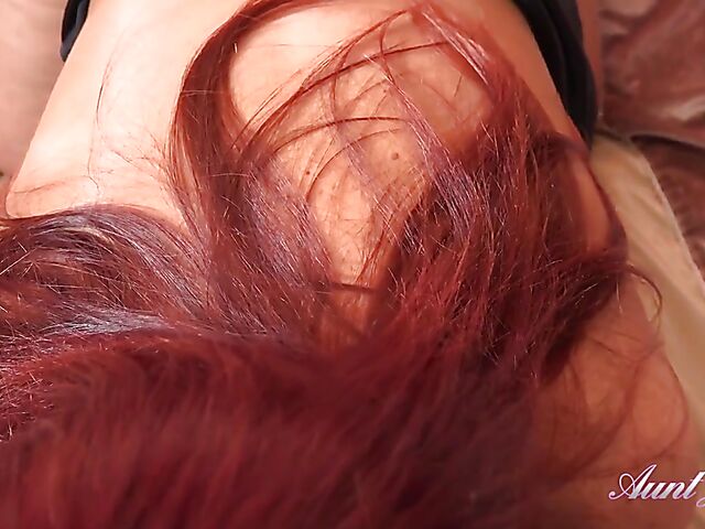 Mature redhead Auntie Beau seducing you POV
