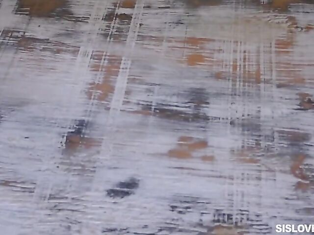 Stepsister roleplay POV with delicious Lana Rhoades taking a black one