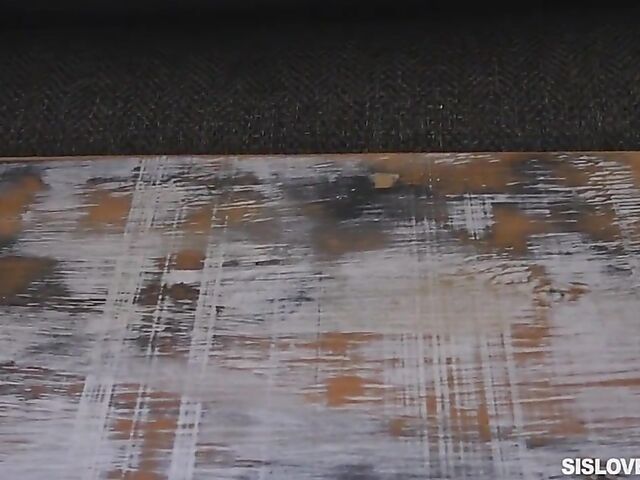 Stepsister roleplay POV with delicious Lana Rhoades taking a black one