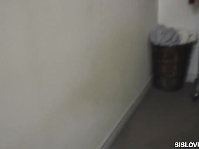 Stepsister roleplay POV with delicious Lana Rhoades taking a black one