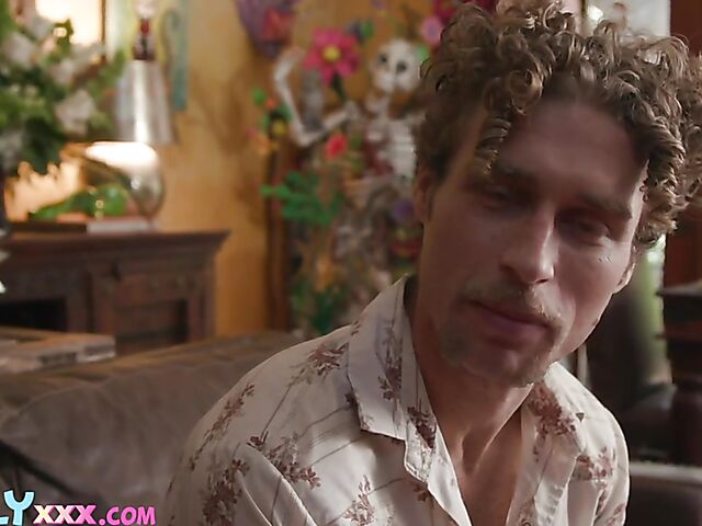 Michael Vegas fucks his sweet step sister Abby Adams one more time