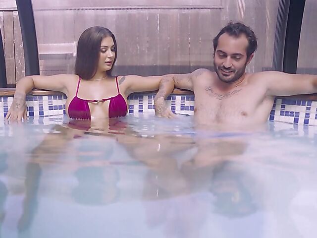 Pool sex with perfect brunette Susy Gala