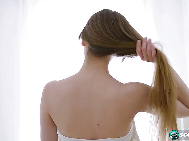 Sensual massage and passionate fucking with nude girl Viktoria