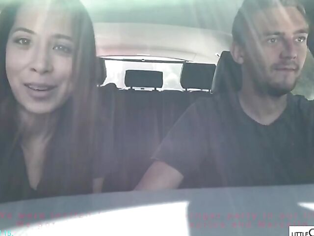 Foursome group sex with Little Caprice and Paula Shy