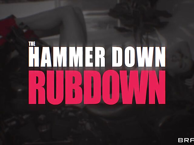 Big boobed Abigail Mac anal on the motorbike