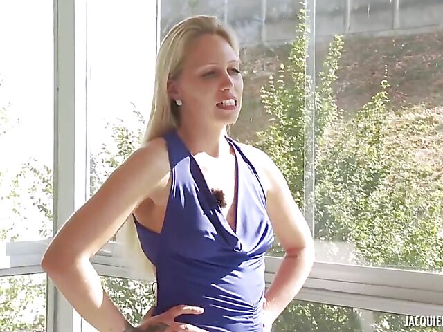 Sexy French DP with 30-year-old blonde Marie