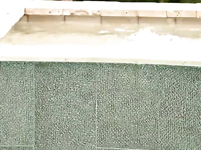 Beautiful MILF Alyssia Kent gets horny in the pool and needs someone to fuck her twat