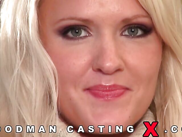 Ass fucking casting blonde Diora Cooper won't forget