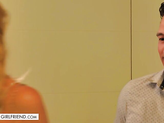 Tonights girlfriend Charlotte Sins gets creampied