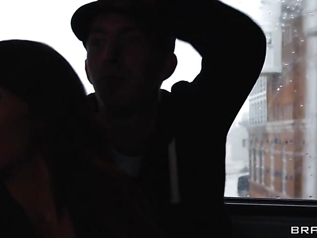 Danny D threesome on the bus with Madison Ivy and Jasmine Jae