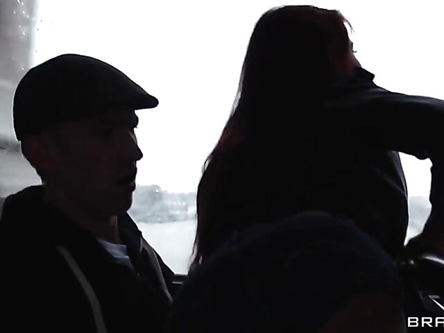 Danny D threesome on the bus with Madison Ivy and Jasmine Jae