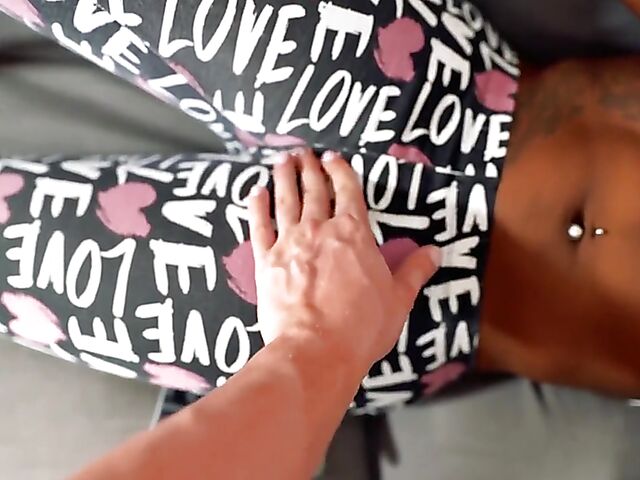 Interracial black ass anal and cum in ass POV