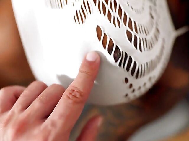 Interracial black ass anal and cum in ass POV