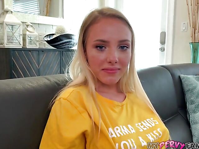 Dixie Lynn - Step sister POV with a hard dick in her shaved snatch