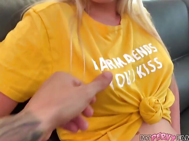 Dixie Lynn - Step sister POV with a hard dick in her shaved snatch