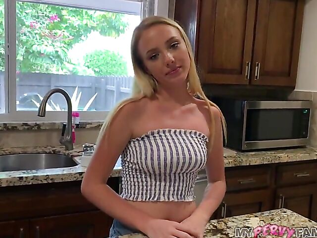 Dixie Lynn - Step sister POV with a hard dick in her shaved snatch
