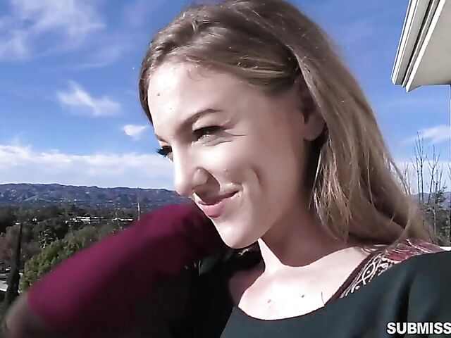 Sweet Luna Light begs for rough sex and gets it