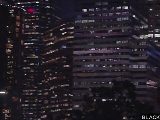 Blacked interracial BBC porn with Karla Kush and Jamal Right fucking in the night