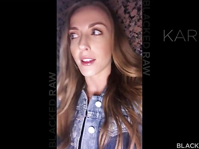 Blacked interracial BBC porn with Karla Kush and Jamal Right fucking in the night