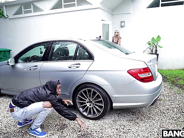 Joslyn Jane & Lil D - Young black boy and big titted white milf interracial payback