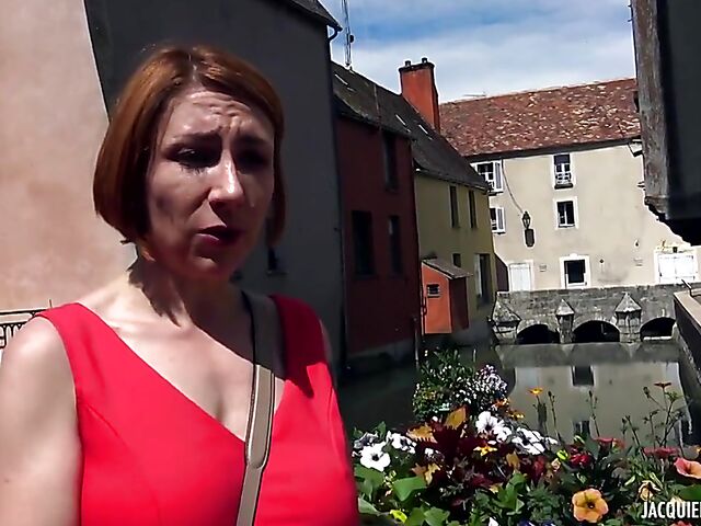 Mature outdoor anal with red-haired French woman Julie