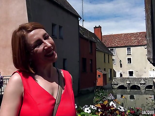 Mature outdoor anal with red-haired French woman Julie