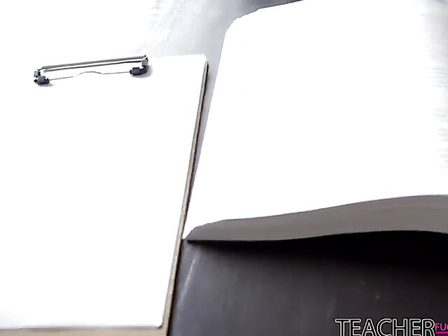 1 on 1 with his slutty milf teacher Eva Long