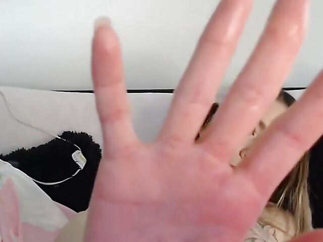 Big boobs webcam pornstar Kat Dior stays home and masturbates for you