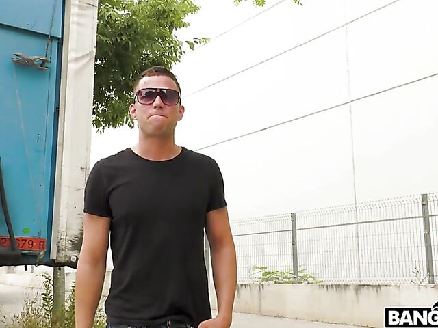 Latina public ass tease and fuck in the truck with Canela Skin