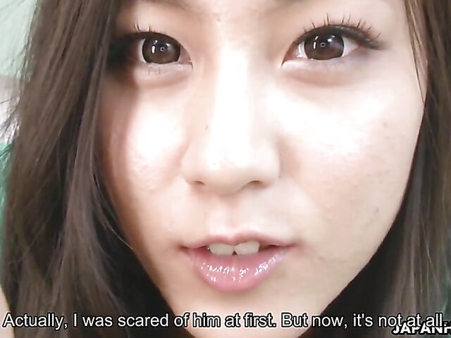 Yua Saiki - Cute Japanese interracial first time with a black guy