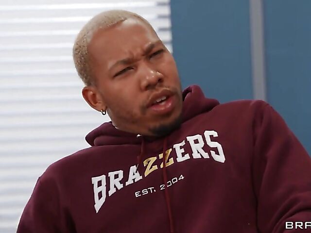 Busty teacher Alura Jenson interracial school affair with Ricky Johnson