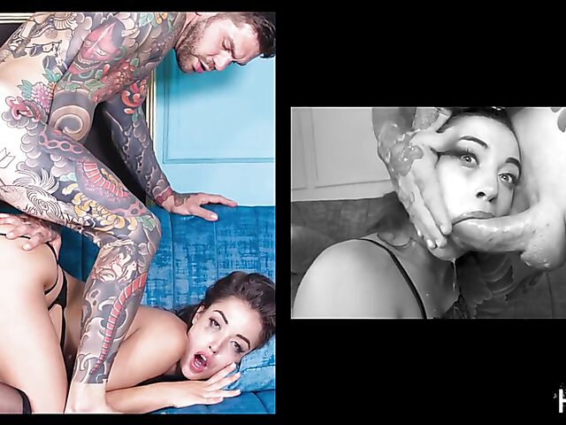 Anastasia Brokelyn's hard anal pounding experience with a tattooed guy