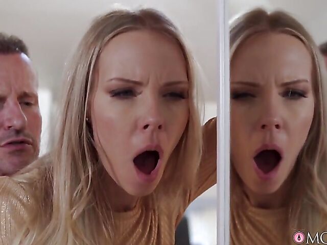 Perfect time with fake tits milf blonde Florane Russell