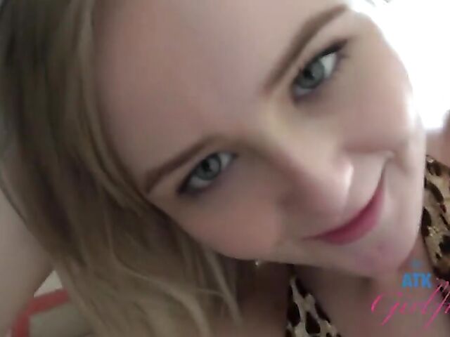 ATK Girlfriends foreplay and tit sucking POV compilation