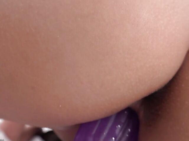 Close up dildo masturbation with Baby Nicols