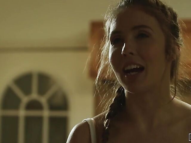 All natural Lena Paul and Seth Gamble have a good time