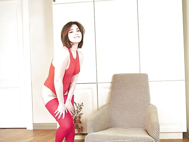 Sexy solo with lovely Malena who loves touching her breasts and pussy