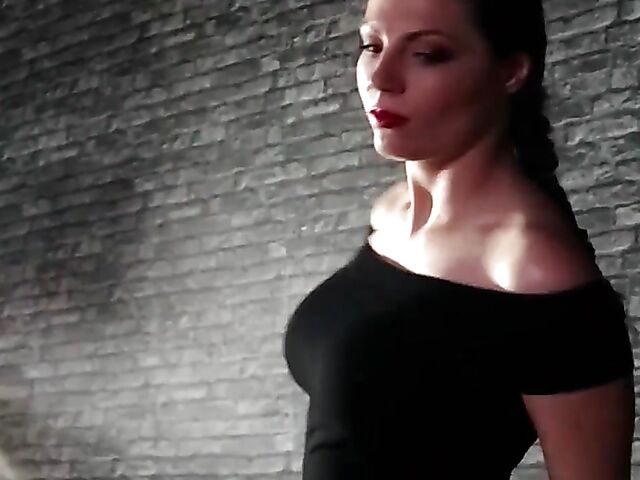 Extreme whipping with a screaming blonde slave