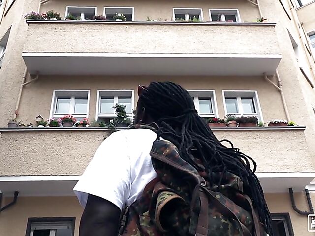 Interracial black cock anal in the hostel with slim hippie girl Eveline Dellai