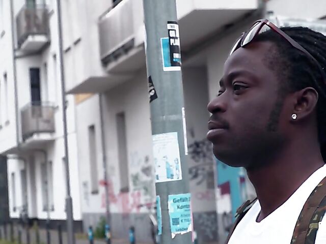 Interracial black cock anal in the hostel with slim hippie girl Eveline Dellai