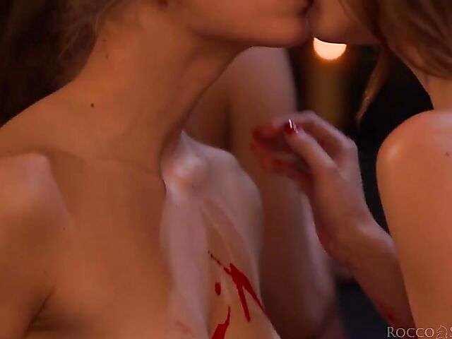 Ballerinas lesbian orgy with pink dildos